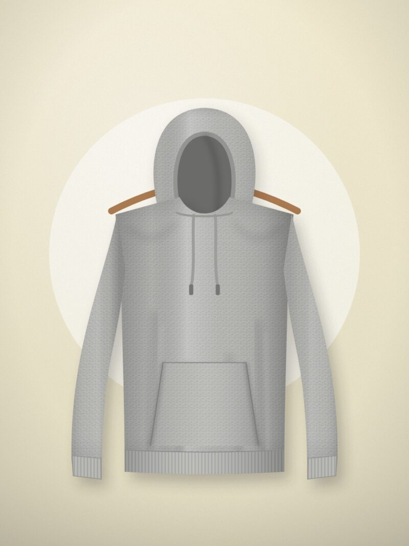 Soft Hours Classic Hoodie — Grey Marl
