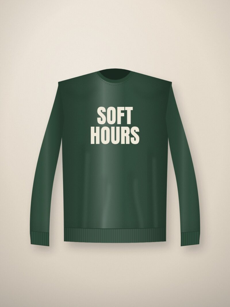 Soft Hours Crewneck Sweatshirt — Forest