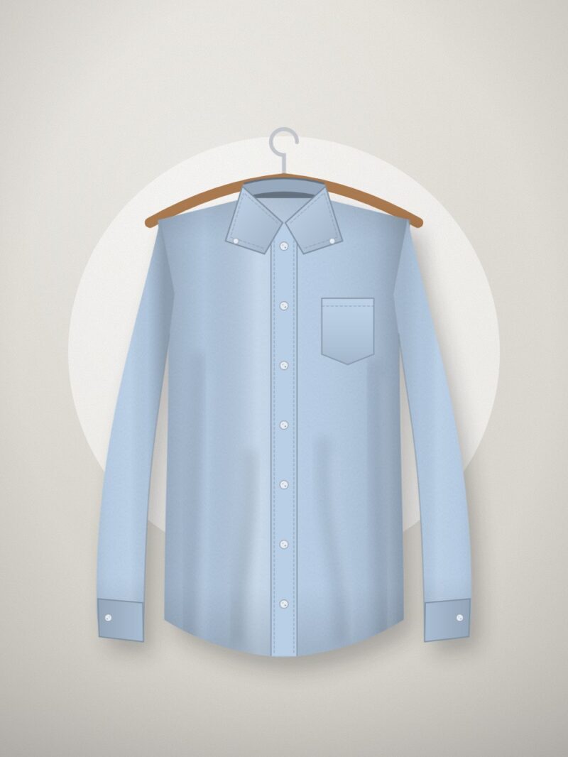 Loomline Oxford Button-Down Shirt — Blue