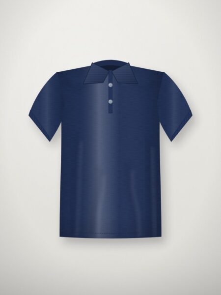 Loomline Piqué Polo — Navy