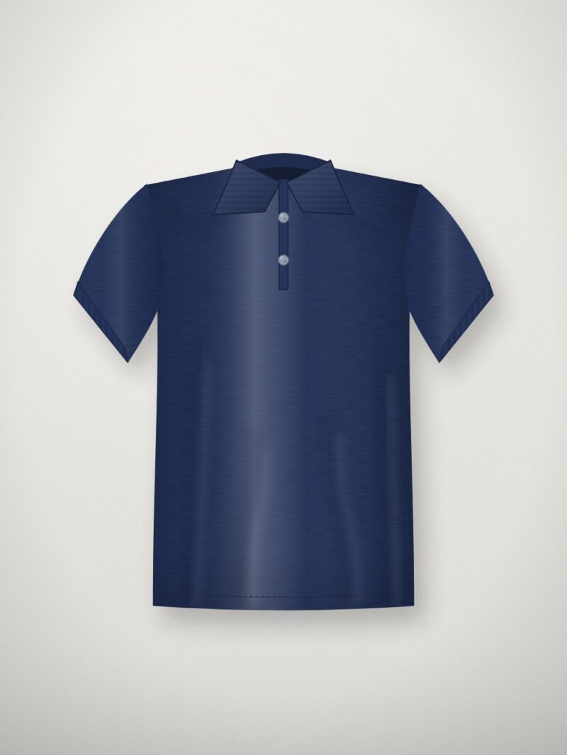 Loomline Piqué Polo — Navy