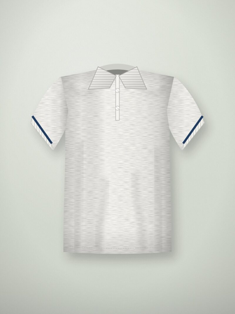 Loomline Tipped Polo — White