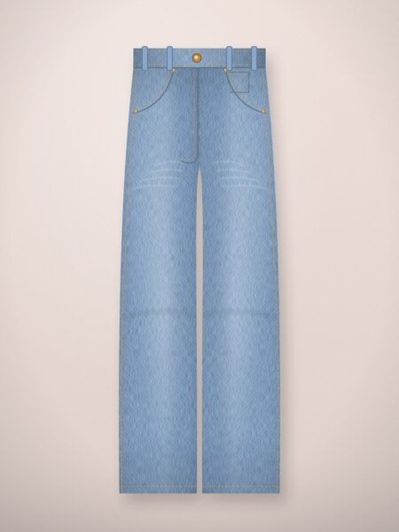 Rivet & Rye High-Rise Wide-Leg Jeans
